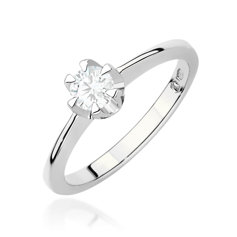 Inel Aur 14K cu Diamant de Laborator 0.40 ct, imaginea 5 din 11