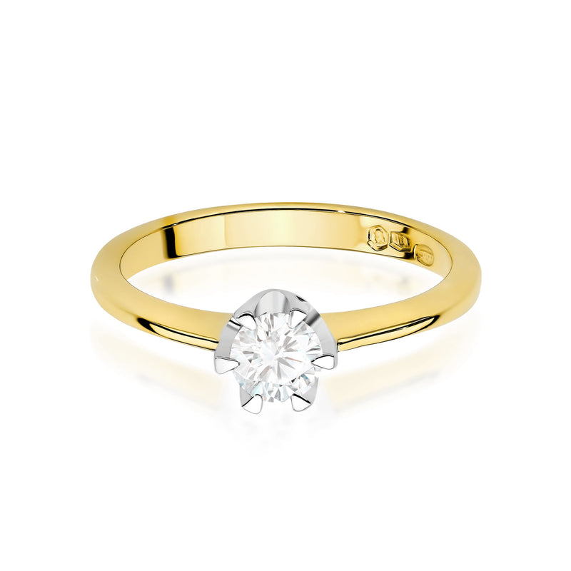 Inel Aur 14K cu Diamant de Laborator 0.50 ct, imaginea 2 din 12
