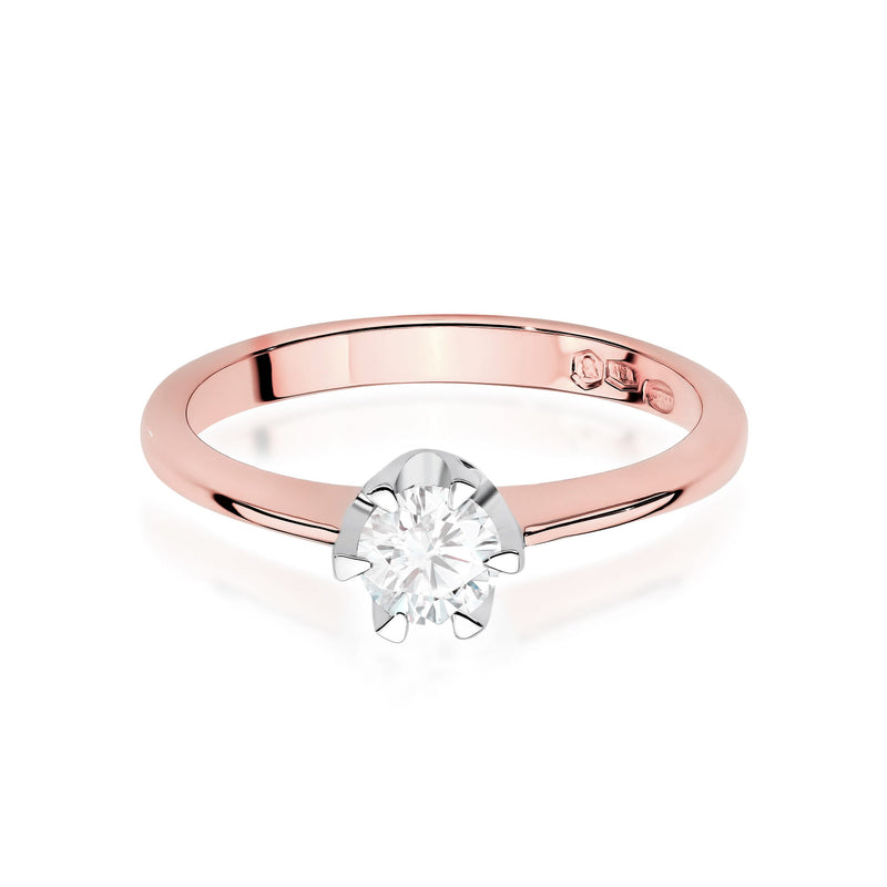 Inel Aur 14K cu Diamant de Laborator 0.50 ct, imaginea 6 din 12