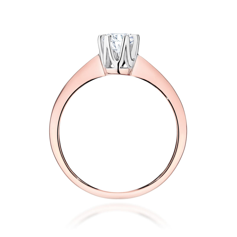 Inel Aur 14K cu Diamant de Laborator 0.50 ct, imaginea 7 din 12