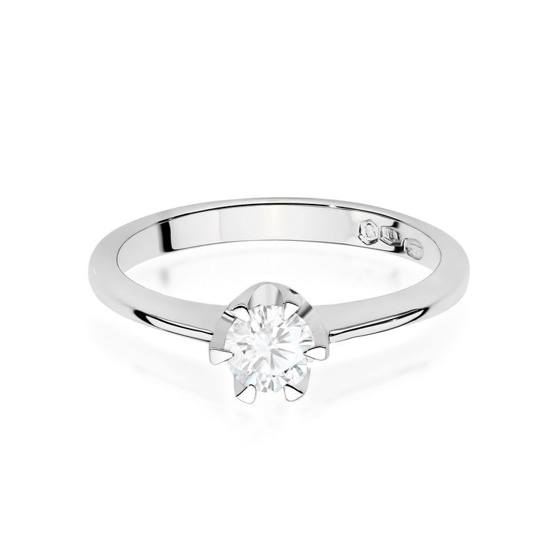 Inel Aur 14K cu Diamant de Laborator 0.50 ct, imaginea 10 din 12