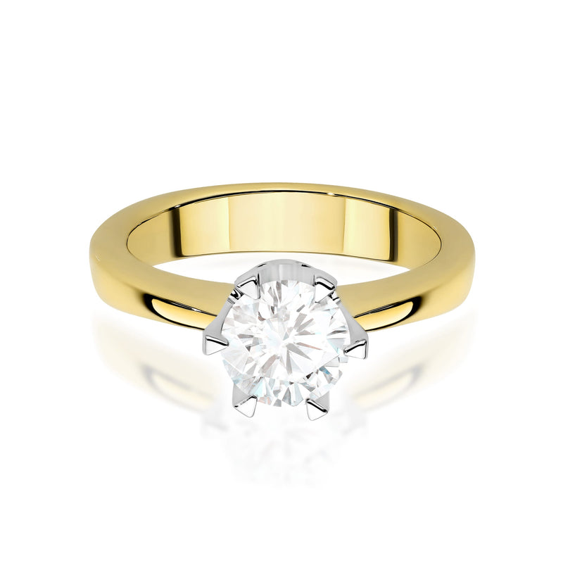 Inel Aur 14K cu Diamant de Laborator 1.00 ct, imaginea 2 din 12