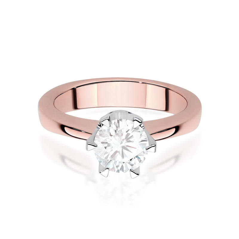 Inel Aur 14K cu Diamant de Laborator 1.00 ct, imaginea 6 din 12