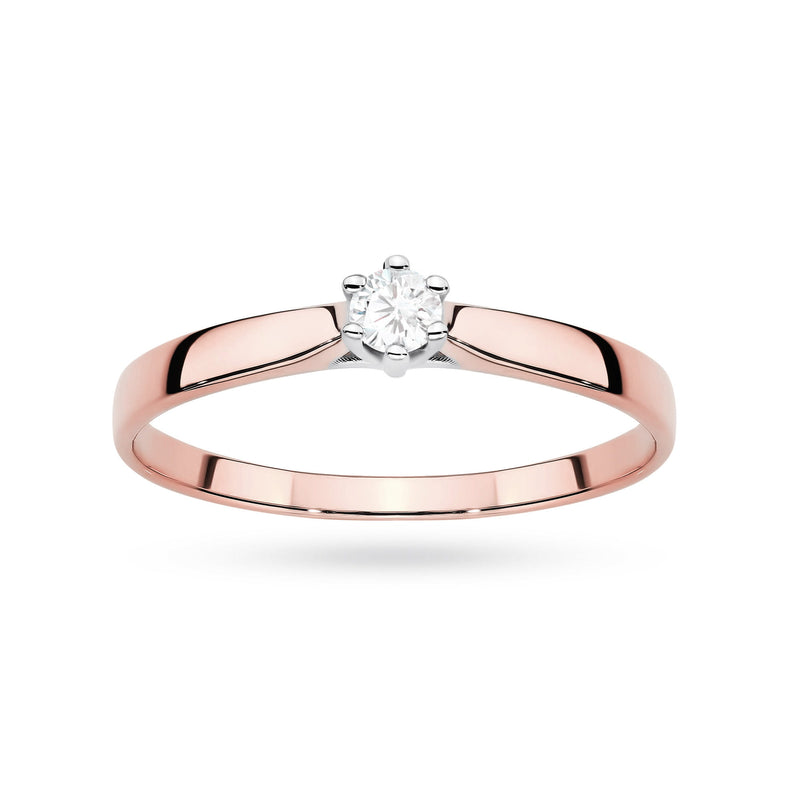 Inel Aur 14K cu Diamant de Laborator 0.10 ct, imaginea 11 din 11