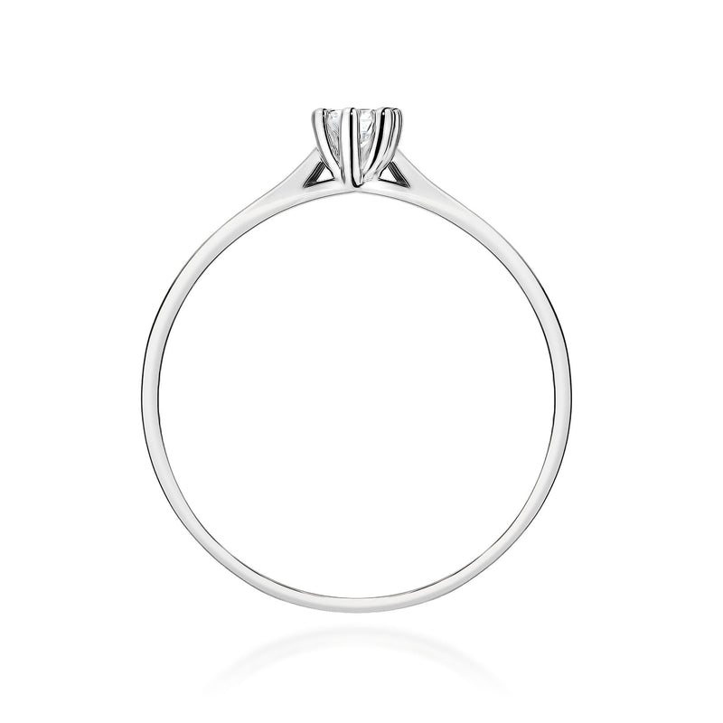 Inel Aur 14K cu Diamant de Laborator 0.10 ct, imaginea 7 din 11