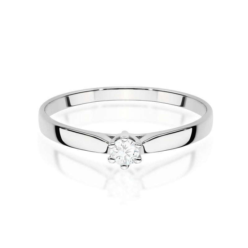 Inel Aur 14K cu Diamant de Laborator 0.20 ct, imaginea 6 din 11