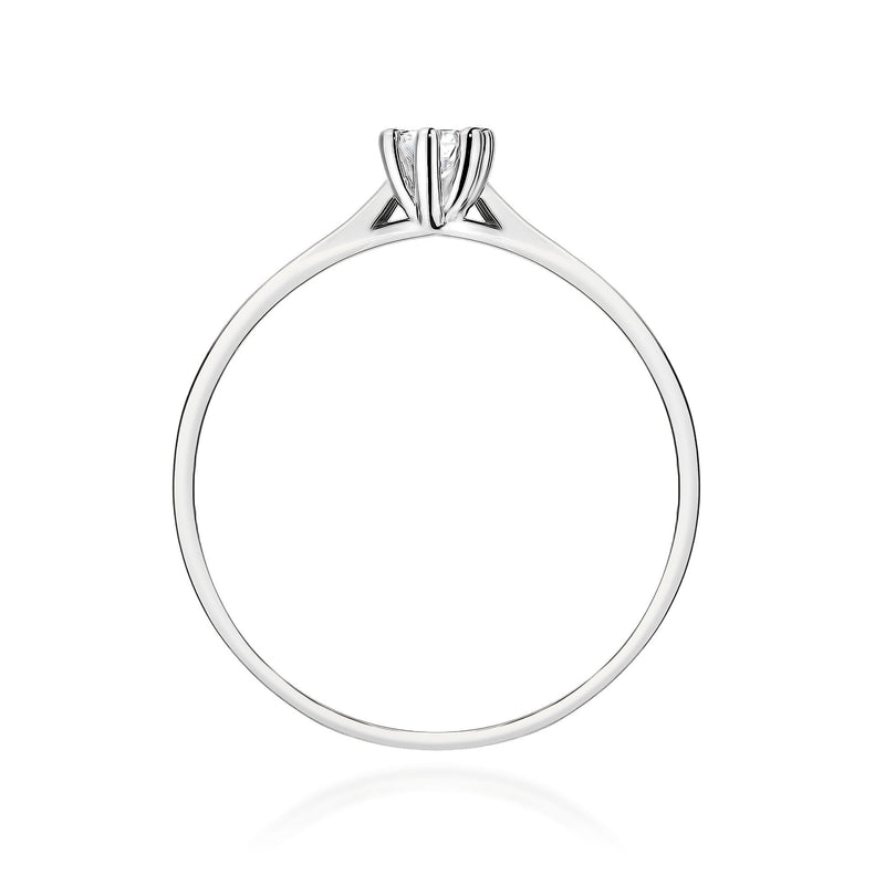 Inel Aur 14K cu Diamant de Laborator 0.20 ct, imaginea 7 din 11