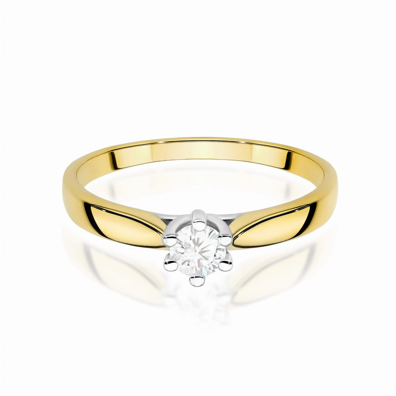 Inel Aur 14K cu Diamant de Laborator 0.30 ct, imaginea 2 din 12