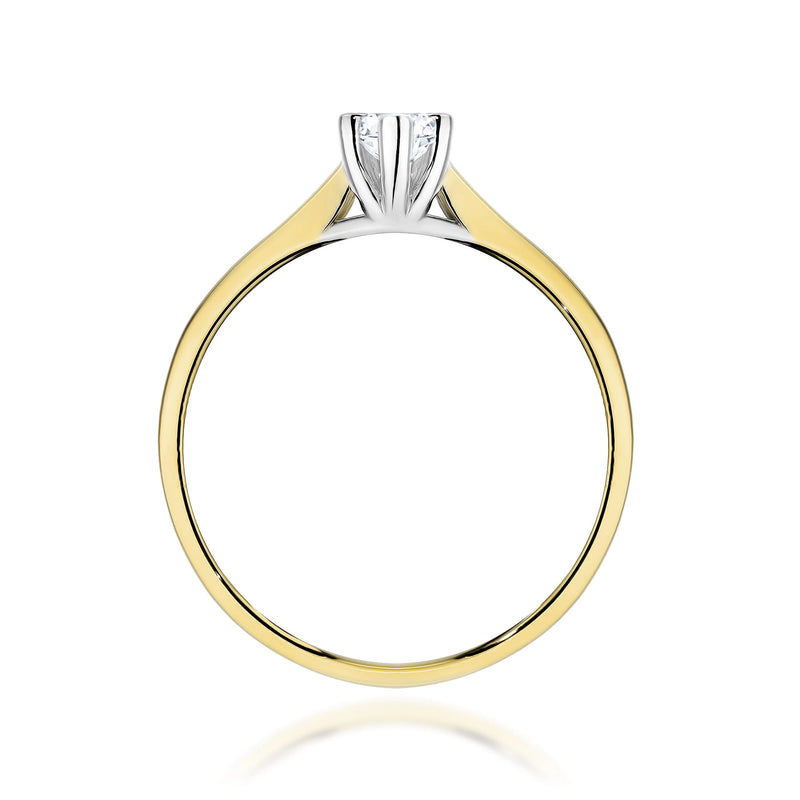 Inel Aur 14K cu Diamant de Laborator 0.30 ct, imaginea 4 din 12