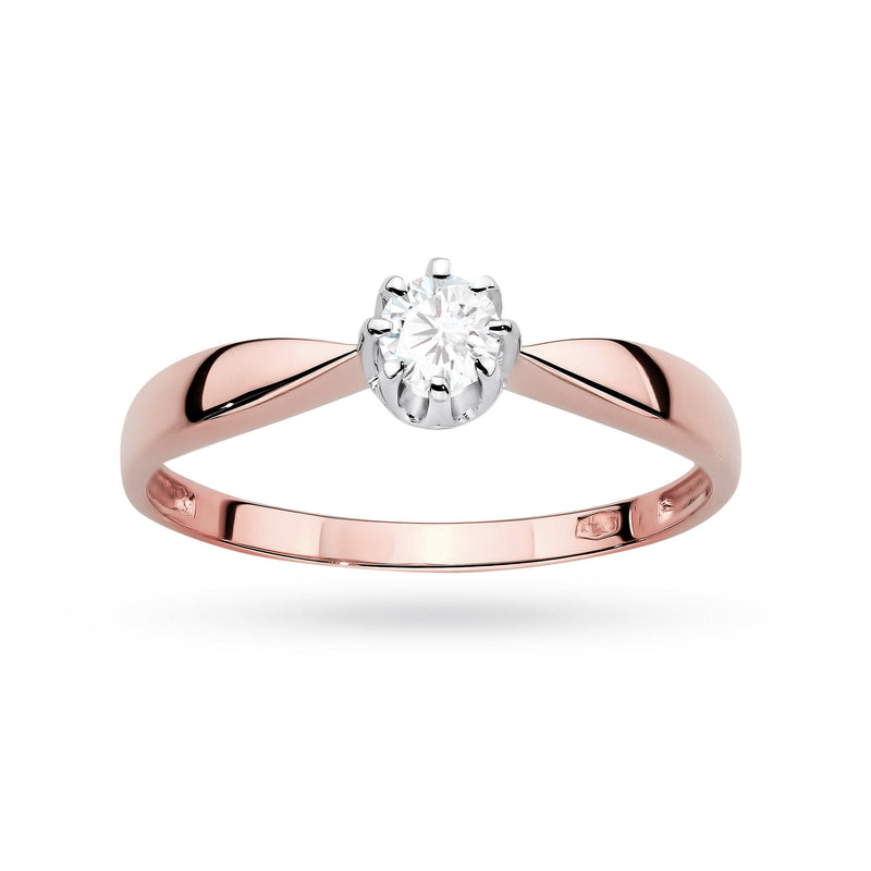 Inel Aur 14K cu Diamant de Laborator 0.15 ct, imaginea 11 din 11