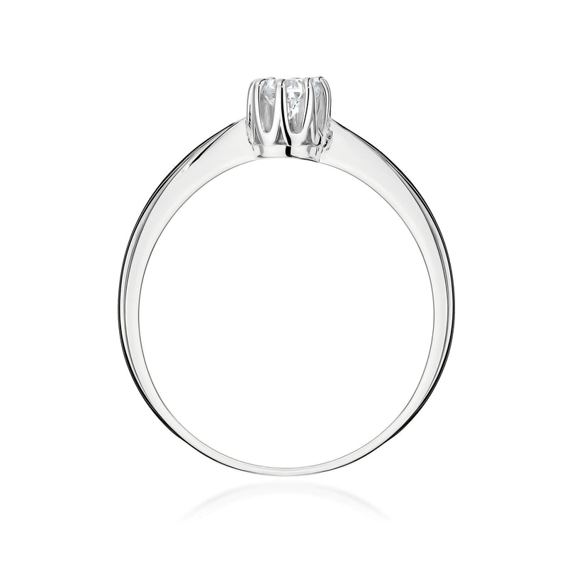 Inel Aur 14K cu Diamant de Laborator 0.15 ct, imaginea 7 din 11