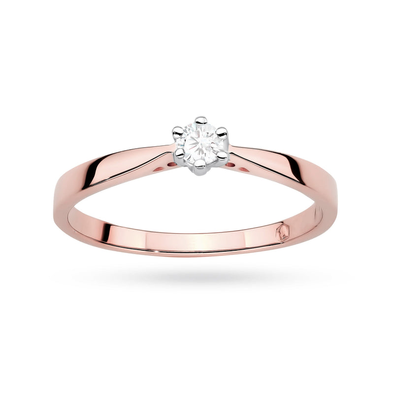 Inel Aur 14K cu Diamant de Laborator 0.10 ct, imaginea 12 din 12