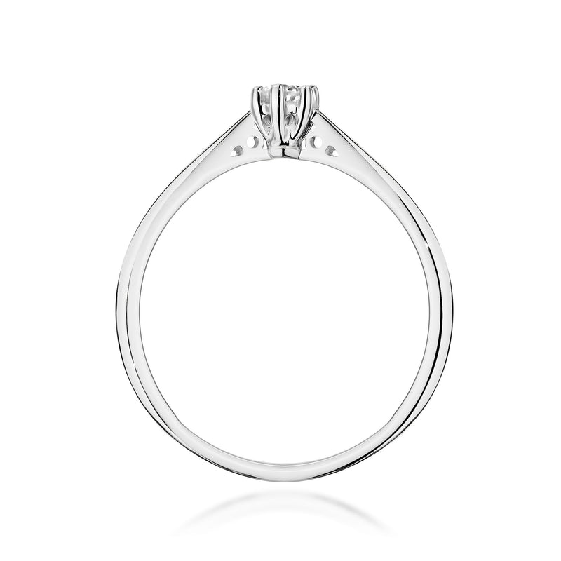Inel Aur 14K cu Diamant de Laborator 0.10 ct, imaginea 7 din 12