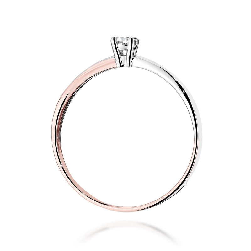 Inel Aur 14K cu Diamant de Laborator 0.10 ct, imaginea 11 din 11