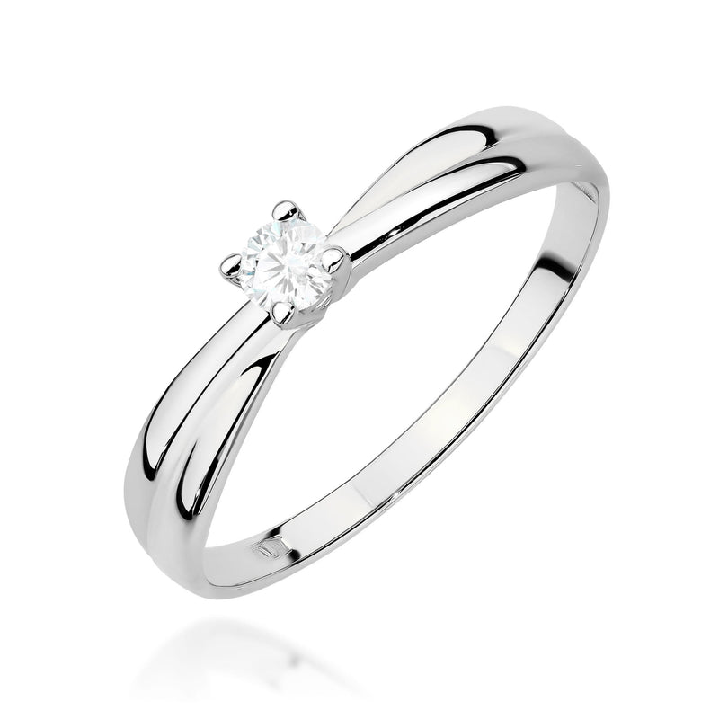 Inel Aur 14K cu Diamant de Laborator 0.10 ct, imaginea 5 din 11