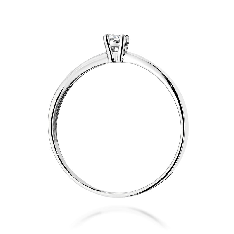 Inel Aur 14K cu Diamant de Laborator 0.10 ct, imaginea 7 din 11