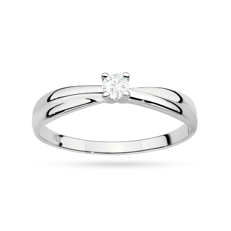 Inel Aur 14K cu Diamant de Laborator 0.10 ct, imaginea 8 din 11