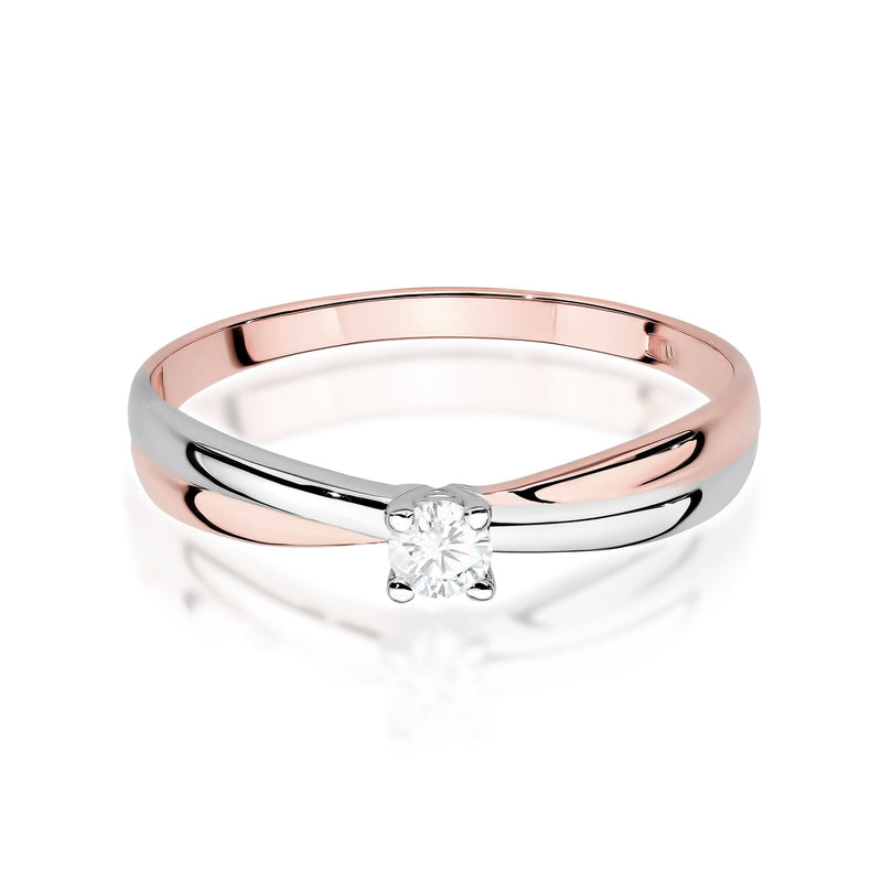 Inel Aur 14K cu Diamant de Laborator 0.10 ct, imaginea 10 din 11