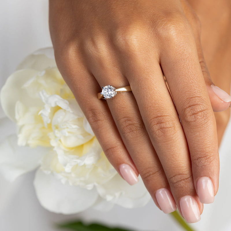 Inel Aur 14K cu Diamant de Laborator 1.00 ct, imaginea 4 din 12