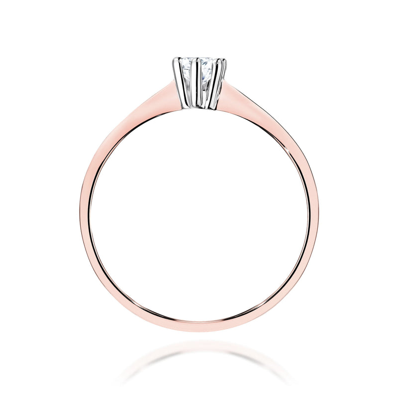Inel Aur 14K cu Diamant de Laborator 0.15 ct, imaginea 11 din 12
