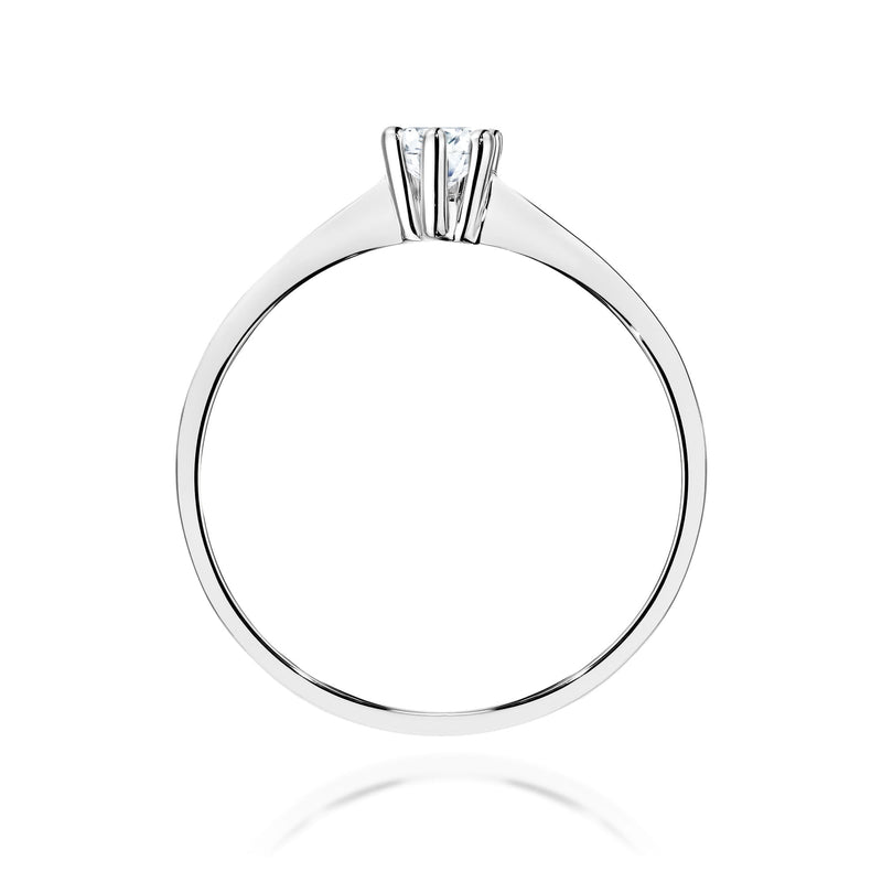 Inel Aur 14K cu Diamant de Laborator 0.15 ct, imaginea 7 din 12