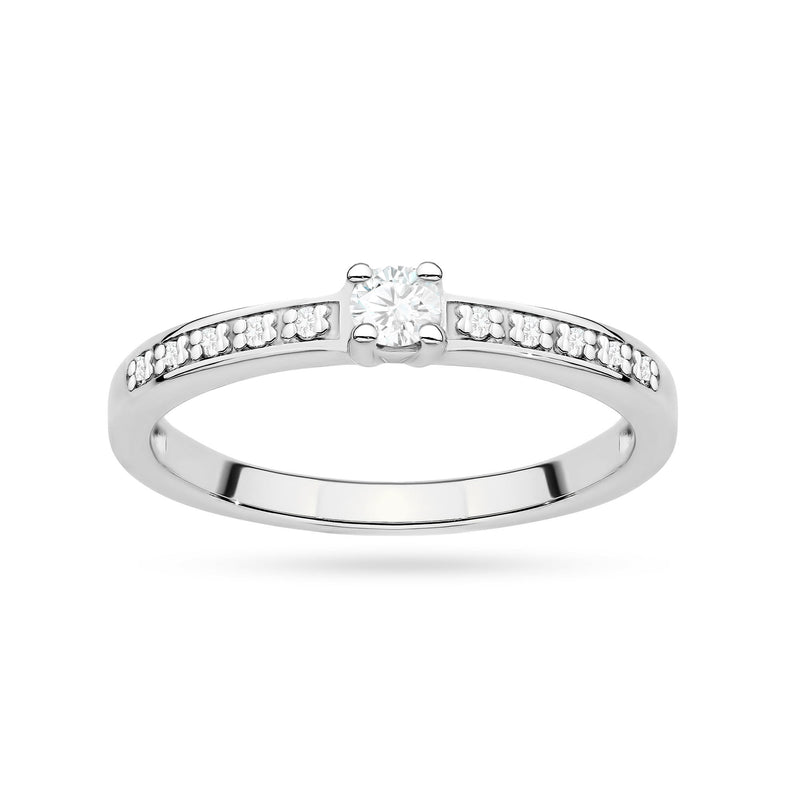 Inel Aur 14K cu Diamante de Laborator 0.13 ct, imaginea 13 din 13