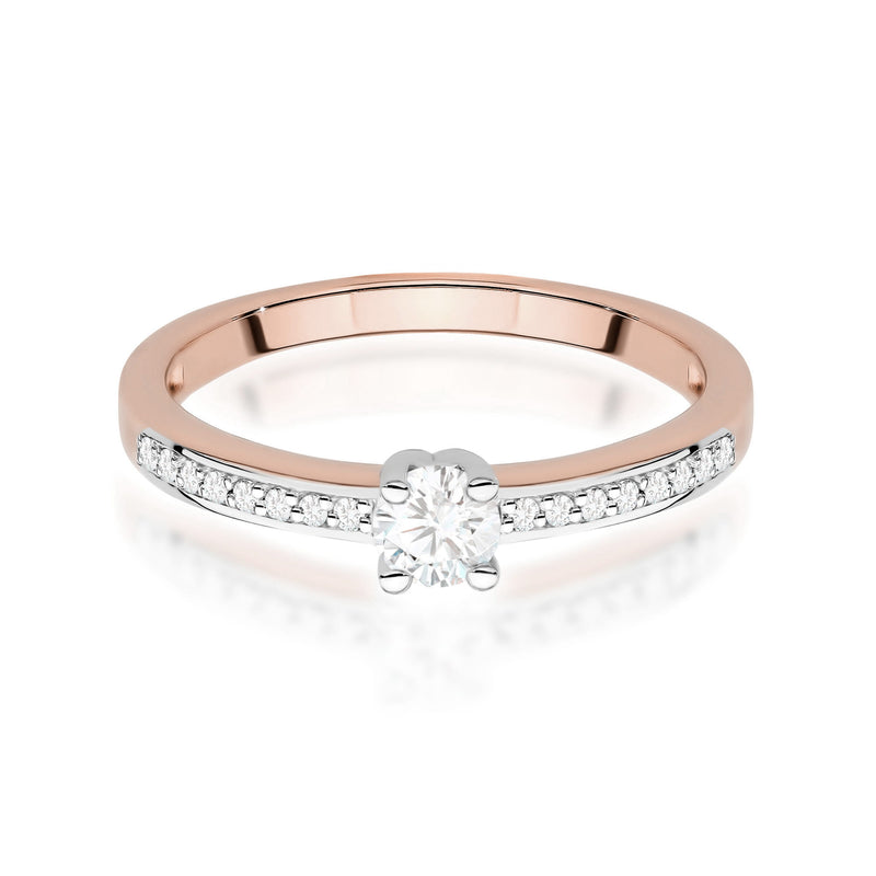 Inel Aur 14K cu Diamante de Laborator 0.28 ct, imaginea 11 din 13