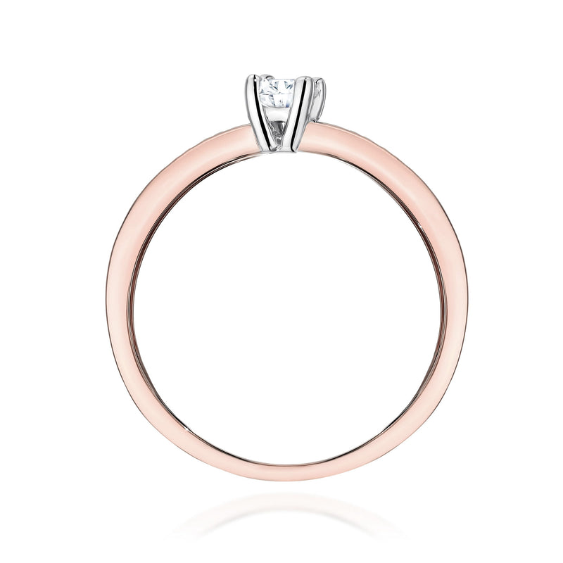 Inel Aur 14K cu Diamante de Laborator 0.28 ct, imaginea 12 din 13