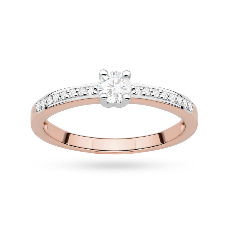 Inel Aur 14K cu Diamante de Laborator 0.28 ct, imaginea 13 din 13