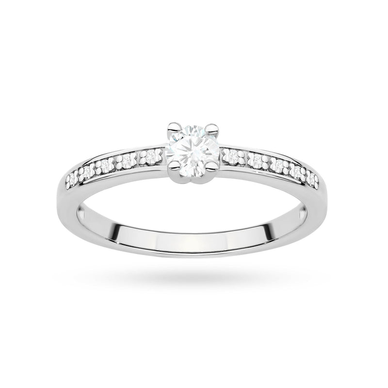 Inel Aur 14K cu Diamante de Laborator 0.28 ct, imaginea 9 din 13