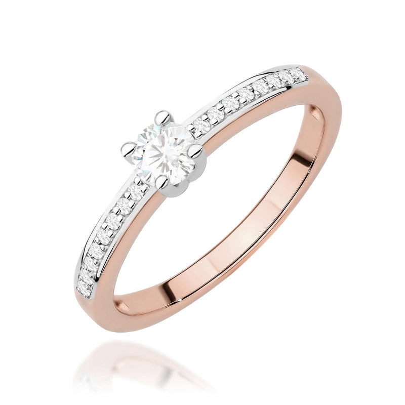 Inel Aur 14K cu Diamante de Laborator 0.28 ct, imaginea 10 din 13