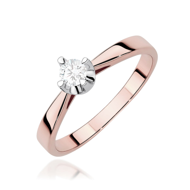 Inel Aur 14K cu Diamant de Laborator 0.20 ct, imaginea 5 din 10