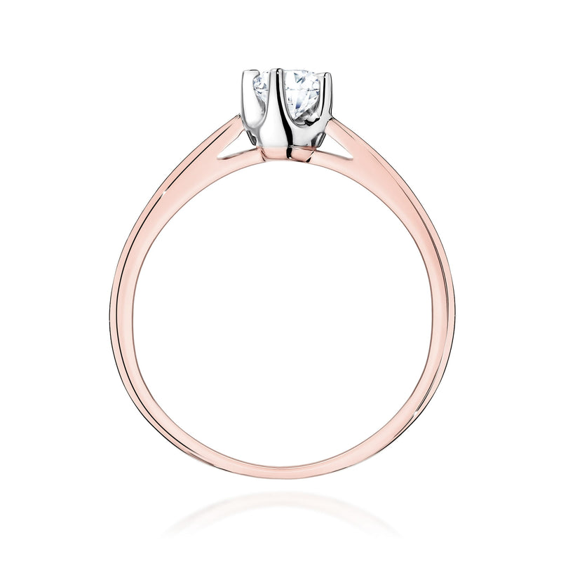 Inel Aur 14K cu Diamant de Laborator 0.20 ct, imaginea 7 din 10