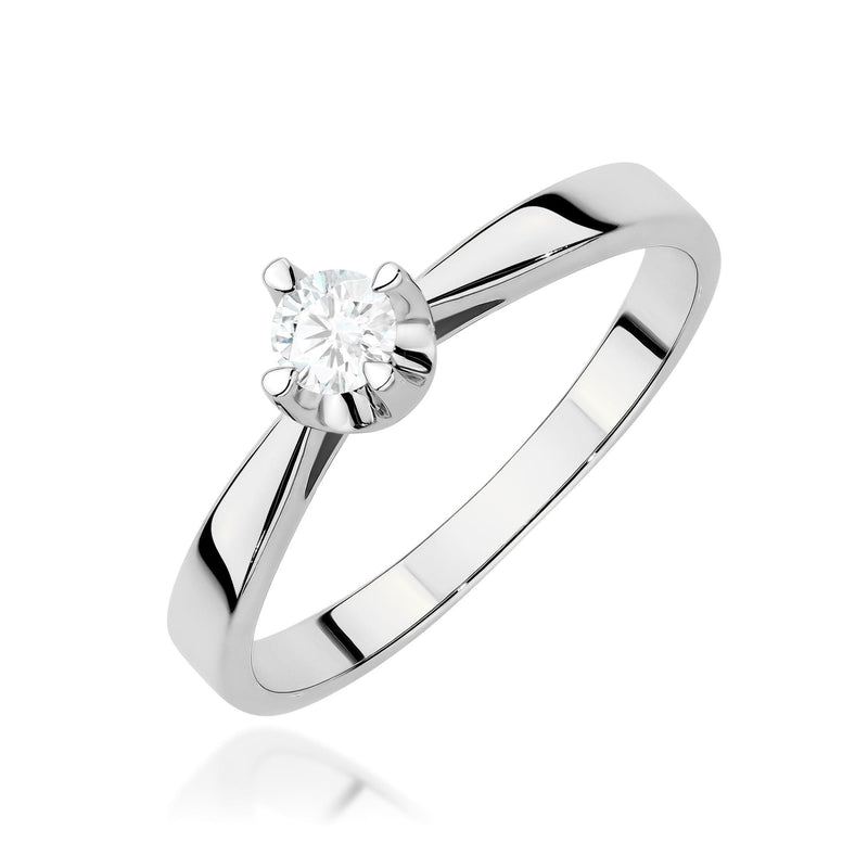 Inel Aur 14K cu Diamant de Laborator 0.20 ct, imaginea 8 din 10