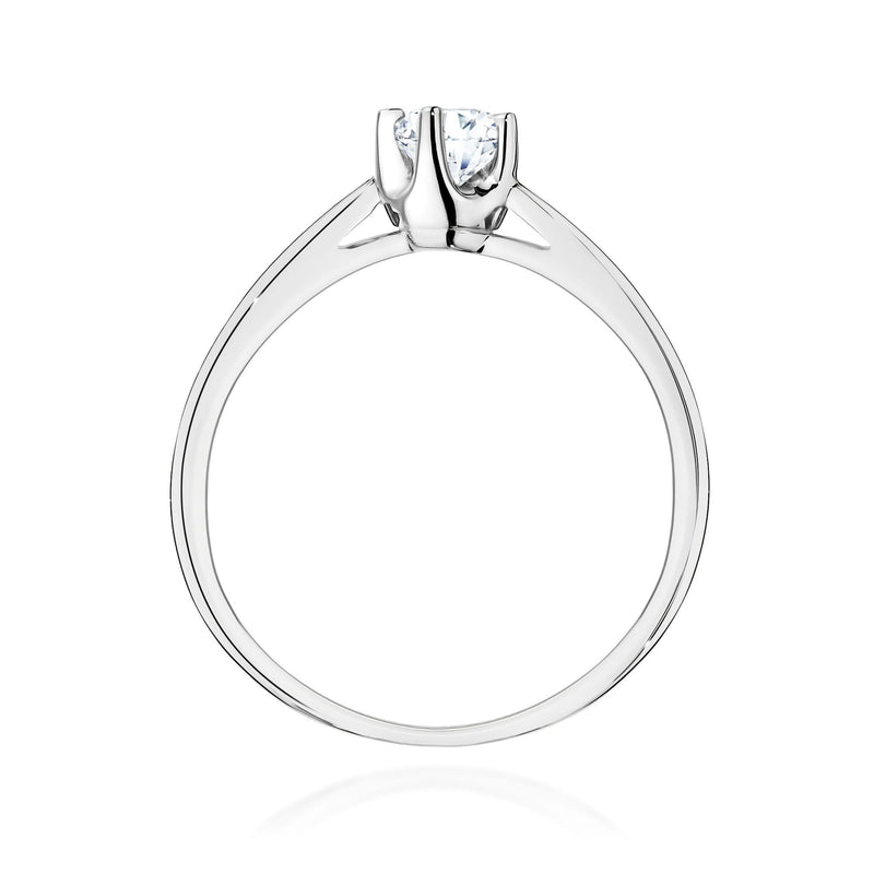 Inel Aur 14K cu Diamant de Laborator 0.20 ct, imaginea 10 din 10