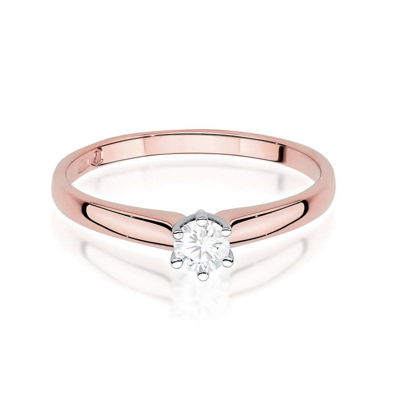 Inel Aur 14K cu Diamant de Laborator 0.20 ct, imaginea 6 din 11