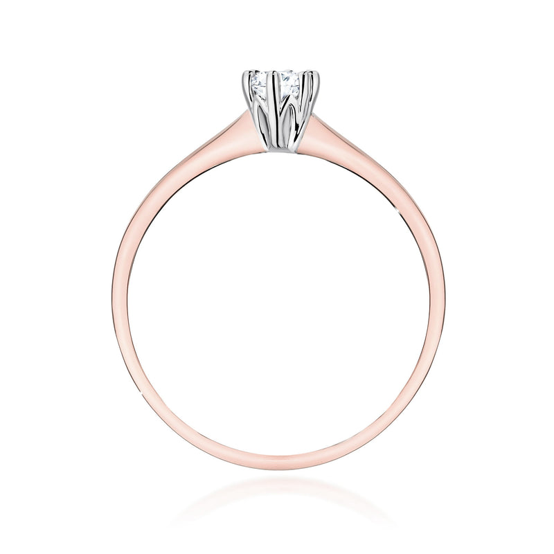Inel Aur 14K cu Diamant de Laborator 0.20 ct, imaginea 7 din 11
