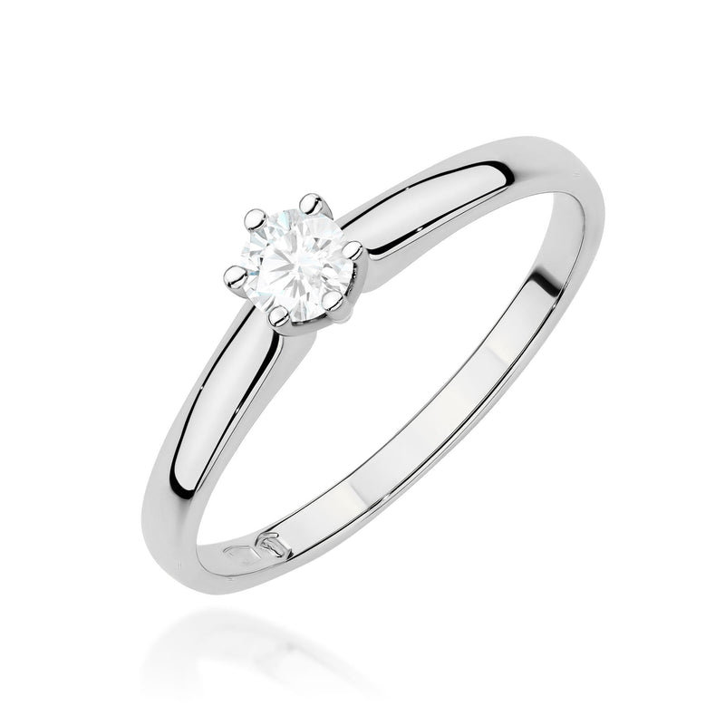 Inel Aur 14K cu Diamant de Laborator 0.20 ct, imaginea 9 din 11