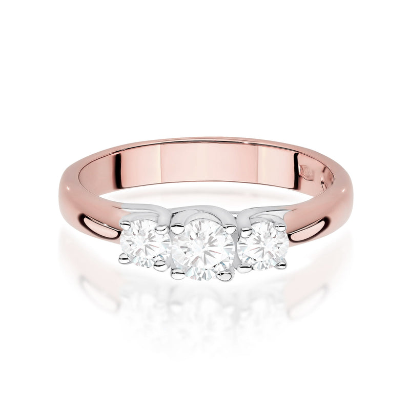 Inel Aur 14K cu Diamante de Laborator 0.49 ct, imaginea 10 din 11