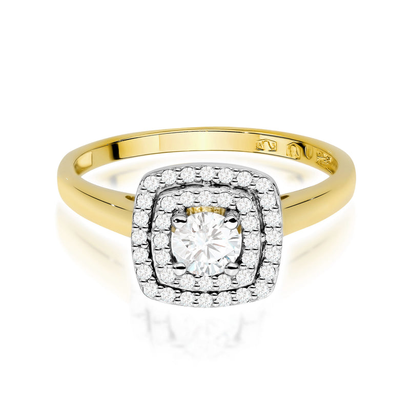 Inel Aur 14K cu Diamante de Laborator 0.50 ct, imaginea 2 din 12