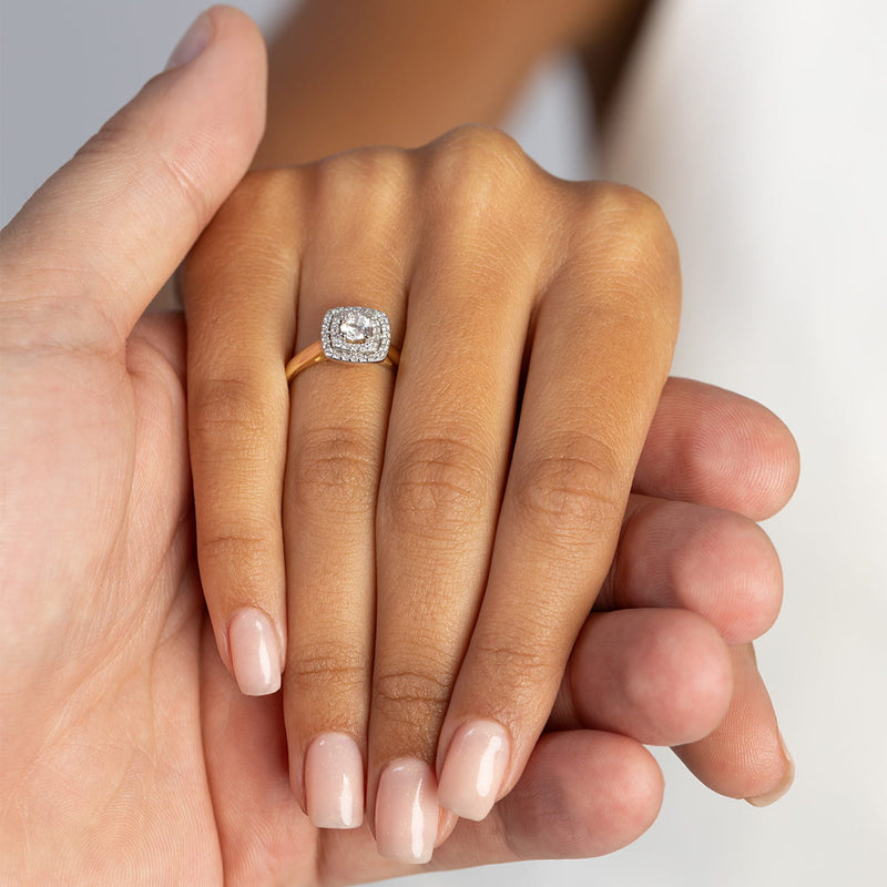 Inel Aur 14K cu Diamante de Laborator 0.50 ct, imaginea 4 din 12