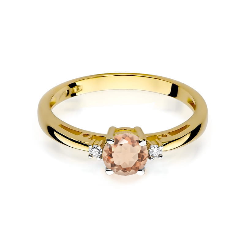 Inel Aur 14K cu Morganit 0.40 ct, imaginea 2 din 11