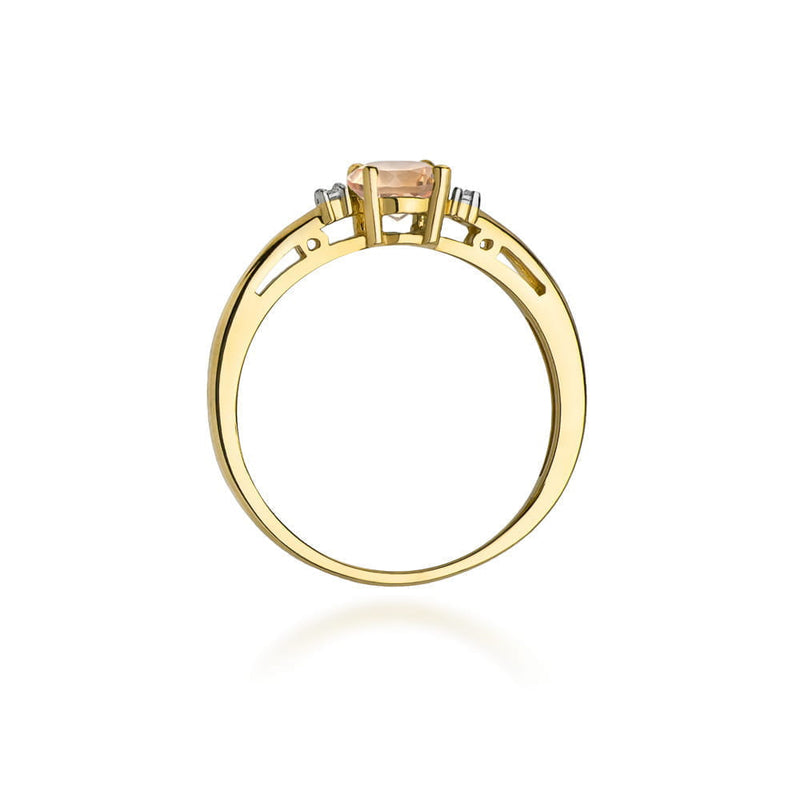 Inel Aur 14K cu Morganit 0.40 ct, imaginea 3 din 11