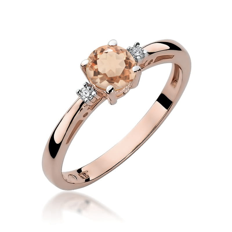 Inel Aur 14K cu Morganit 0.40 ct, imaginea 9 din 11