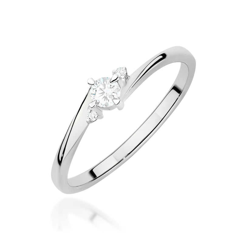 Inel Aur 14K cu Diamante de Laborator 0.12 ct, imaginea 11 din 14