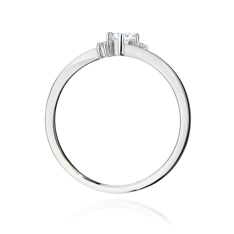 Inel Aur 14K cu Diamante de Laborator 0.12 ct, imaginea 12 din 14