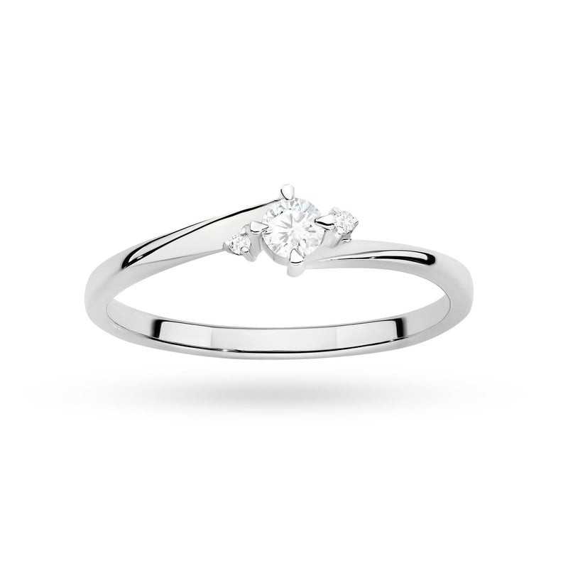 Inel Aur 14K cu Diamante de Laborator 0.12 ct, imaginea 13 din 14