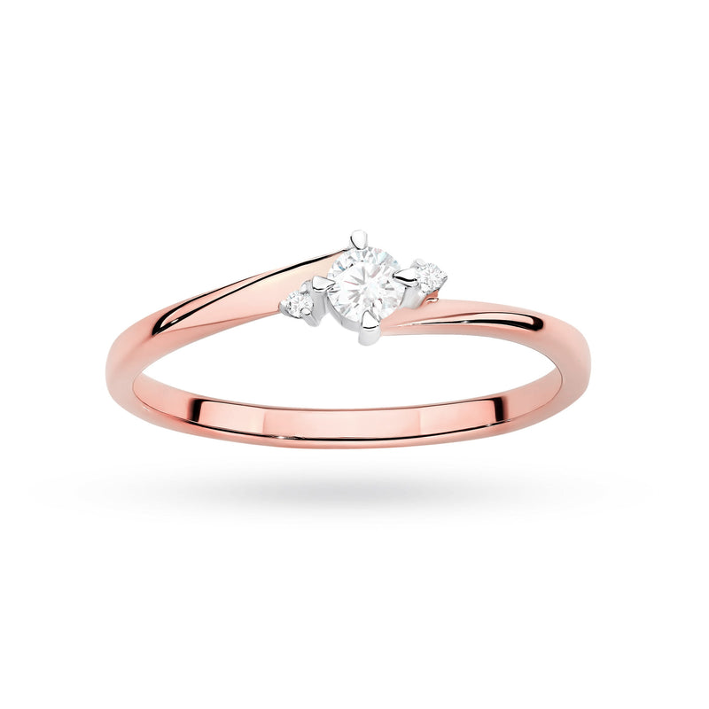 Inel Aur 14K cu Diamante de Laborator 0.12 ct, imaginea 10 din 14