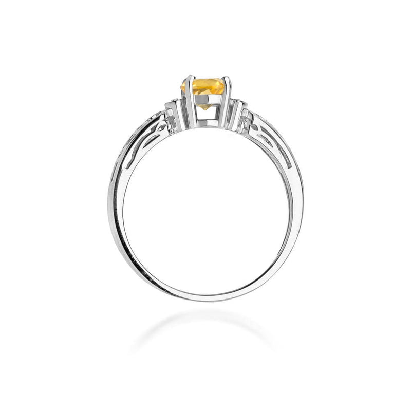 Inel Aur 14K cu Citrin 0.50 ct, imaginea 7 din 12