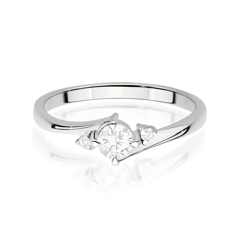 Inel Aur 14K cu Diamante de Laborator 0.27 ct, imaginea 11 din 12